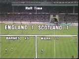 Half Time - England 1 Scotland 1