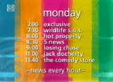 Channel 5 Monday Listing