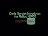 Denis Norden introduces the Philips N1700