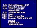 BBC1 Saturday 14 April 1979